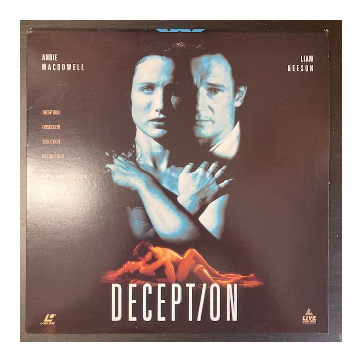 Deception LaserDisc (VG+-M-/VG+) -jännitys-