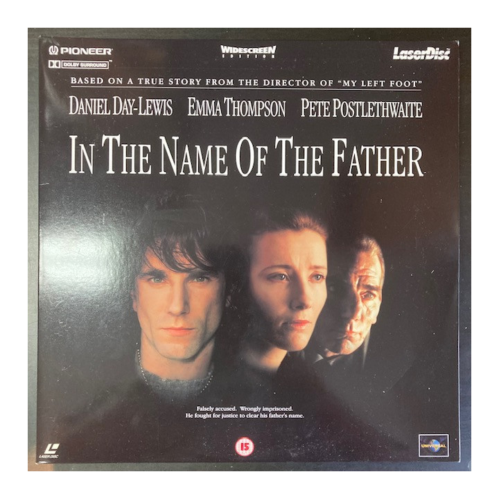 In The Name Of The Father LaserDisc (VG+-M-/VG+) -draama-