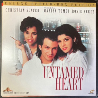 Untamed Heart LaserDisc (VG+-M-/M-) -draama-