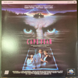 Cape Fear (1991) LaserDisc (VG+-M-/M-) -jännitys-