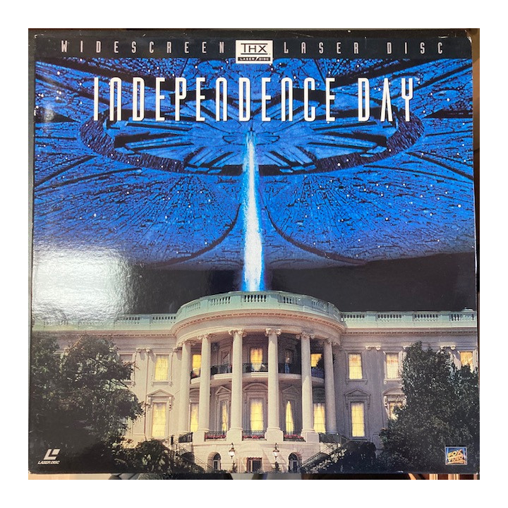 Independence Day LaserDisc (VG+/VG+) -toiminta/sci-fi-