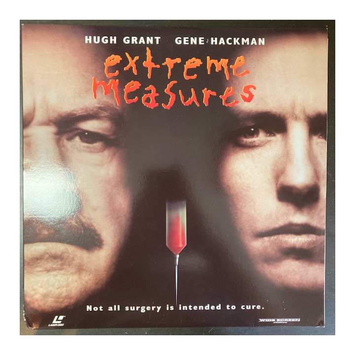 Extreme Measures LaserDisc (VG+/VG+) -jännitys/draama-