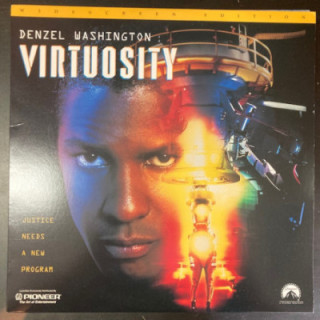 Virtuosity LaserDisc (VG+/M-) -toiminta/sci-fi-