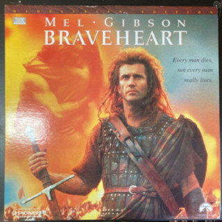 Braveheart LaserDisc (VG+-M-/VG+) -draama-