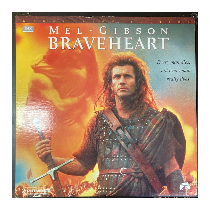 Braveheart LaserDisc (VG+-M-/VG+) -draama-