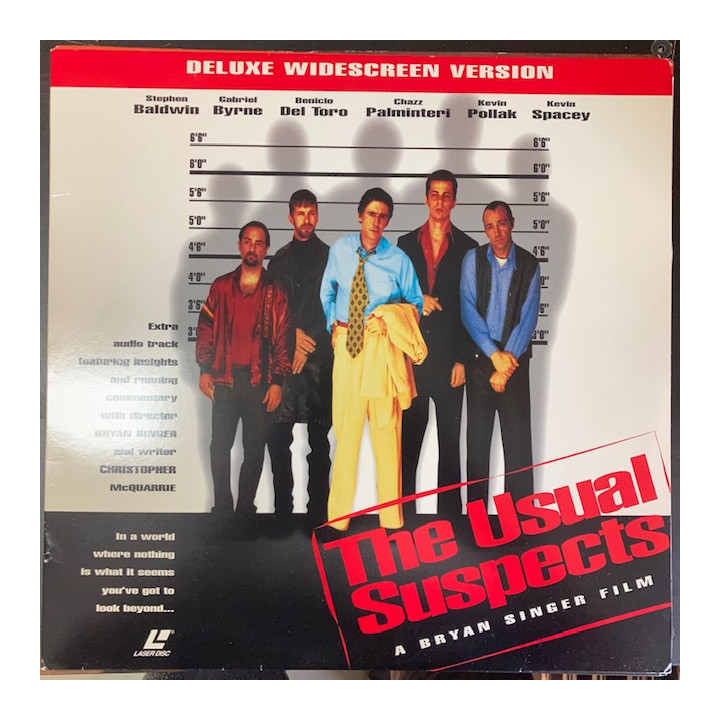 Usual Suspects LaserDisc (VG+/M-) -jännitys-