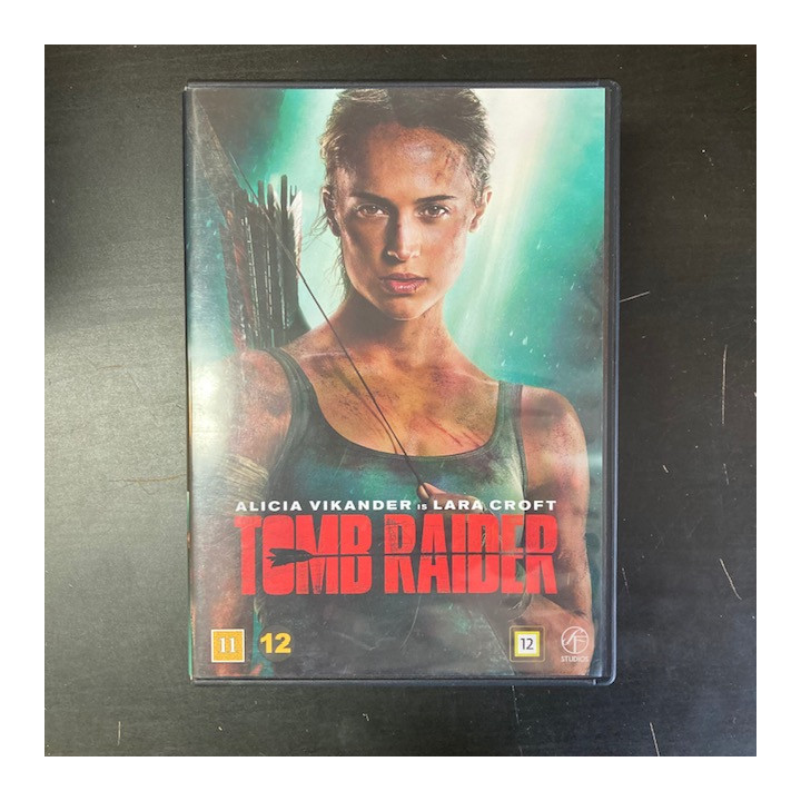 Tomb Raider (2018) DVD (M-/M-) -seikkailu-