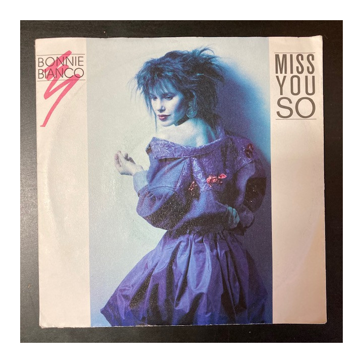 Bonnie Bianco - Miss You So 7'' (VG+/VG+) -synthpop-