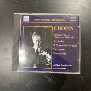 Arthur Rubinstein - Chopin CD (VG+/M-) -klassinen-