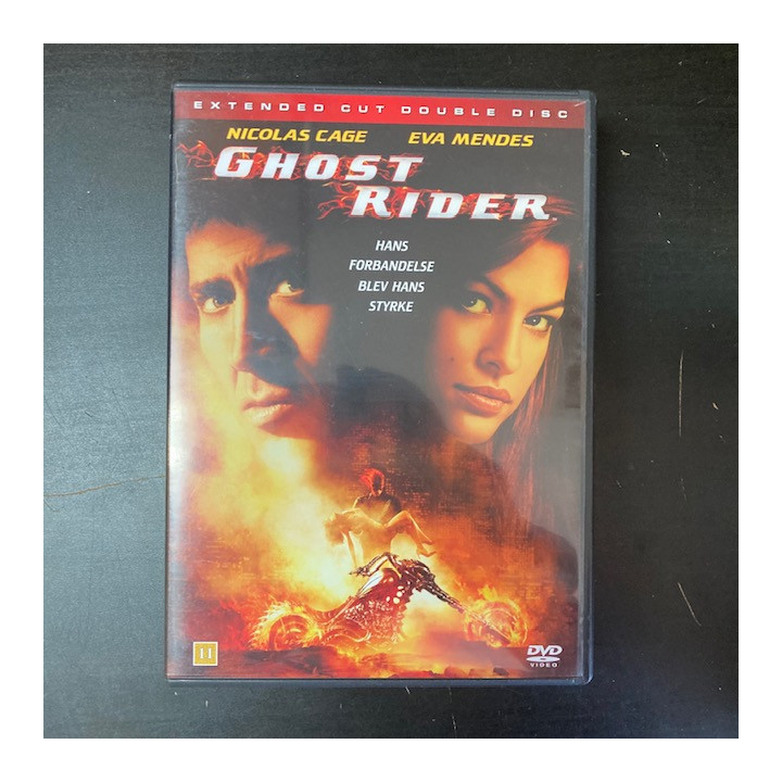 Ghost Rider - Aaveajaja (extended cut) 2DVD (VG+/M-) -toiminta-