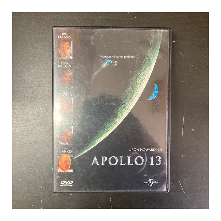 Apollo 13 DVD (VG+/M-) -draama-
