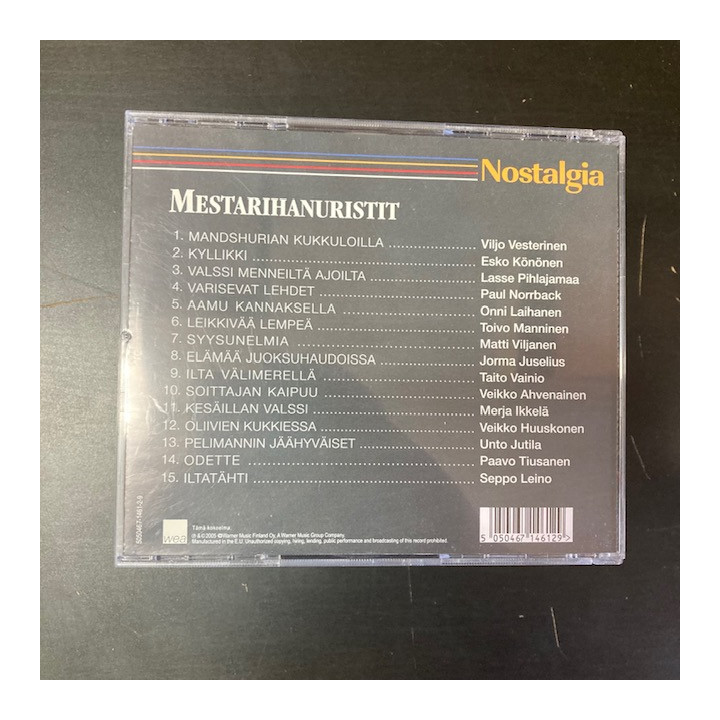 V/A - Mestarihanuristit (Nostalgia) CD (VG/VG+)