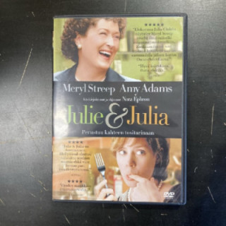 Julie & Julia DVD (VG+/M-) -draama-