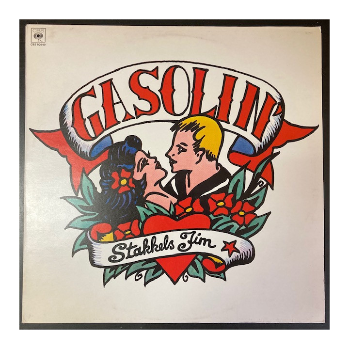 Gasolin' - Stakkels Jim LP (VG+-M-/VG+) -rock n roll-