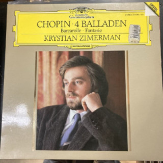 Krystian Zimerman - Chopin: 4 Balladen / Barcarolle / Fantasie (GER/1988) LP (VG+-M-/VG+) -klassinen-