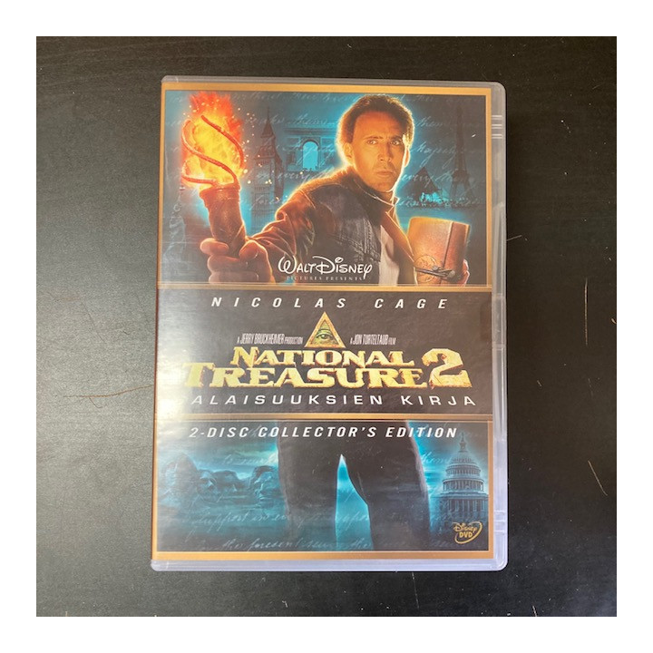 National Treasure - Salaisuuksien kirja (collector's edition) 2DVD (M-/M-) -seikkailu-