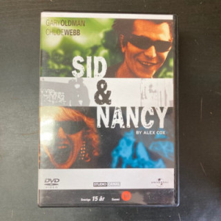 Sid & Nancy DVD (VG+/M-) -draama-