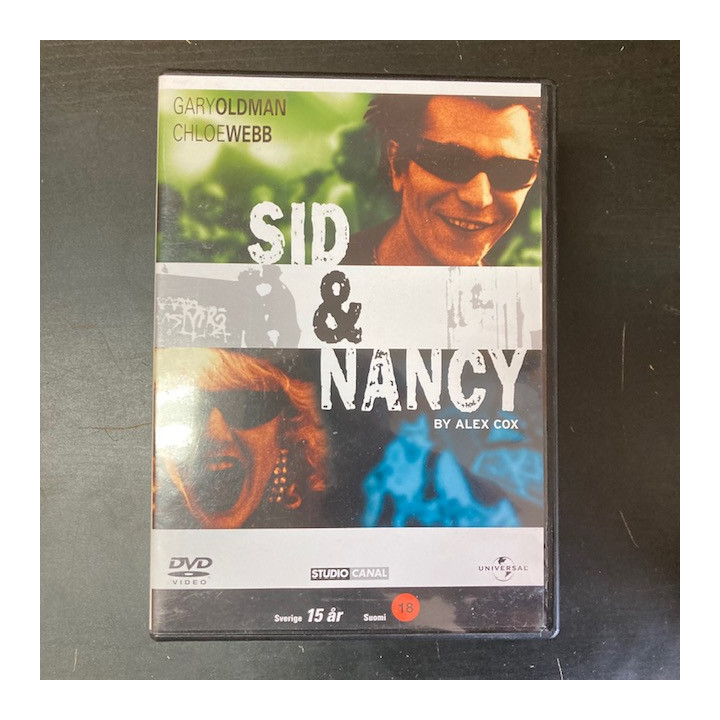 Sid & Nancy DVD (VG+/M-) -draama-