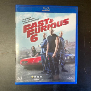 Fast & Furious 6 Blu-ray (M-/M-) -toiminta-