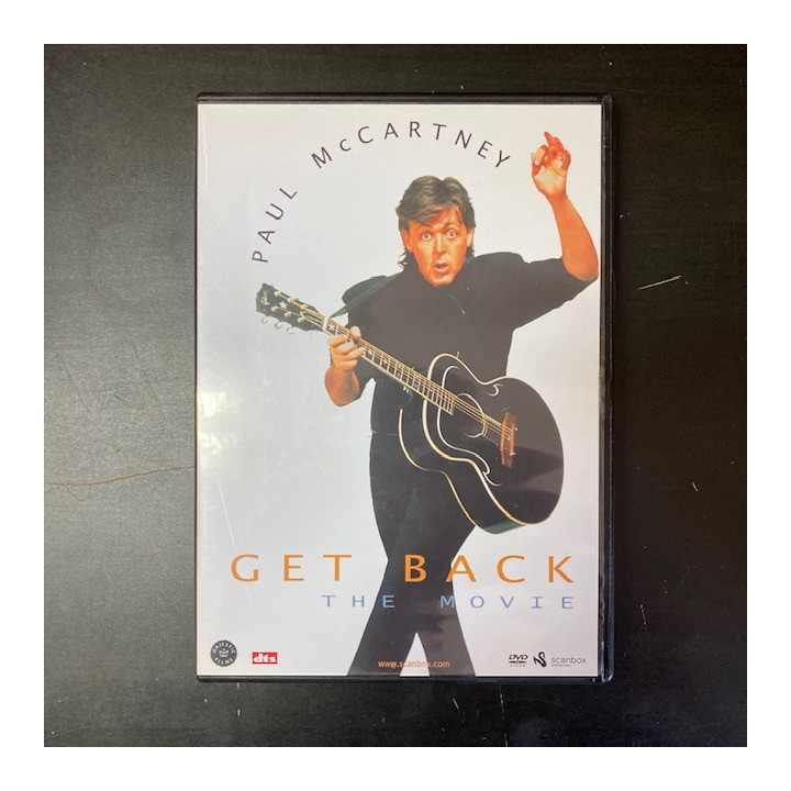 Paul McCartney - Get Back (The Movie) DVD (VG+/M-) -pop rock-