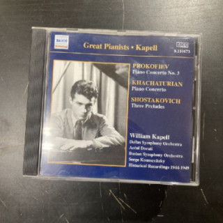 William Kapell - Prokofiev / Khachaturian / Shostakovich CD (VG+/M-) -klassinen-