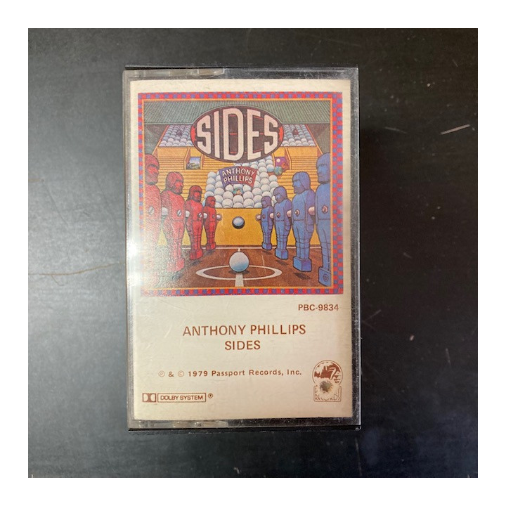 Anthony Phillips - Sides C-kasetti (VG+/VG+) -prog rock-