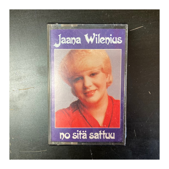 Jaana Wilenius - No sitä sattuu C-kasetti (VG+/VG+) -iskelmä-