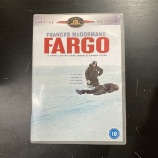 Fargo (special edition) DVD (VG+/M-) -jännitys/draama- (ei suomenkielistä tekstitystä)
