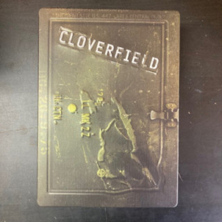 Cloverfield (steelbook) 2DVD (VG+/M-) -toiminta/sci-fi-