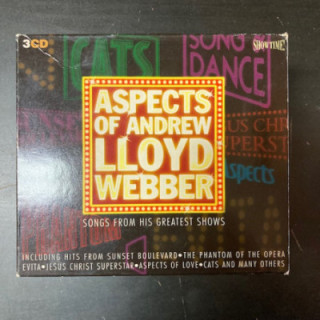 Andrew Lloyd Webber - Aspects Of Andrew Lloyd Webber 3CD (VG-M-/VG+) -musikaali-