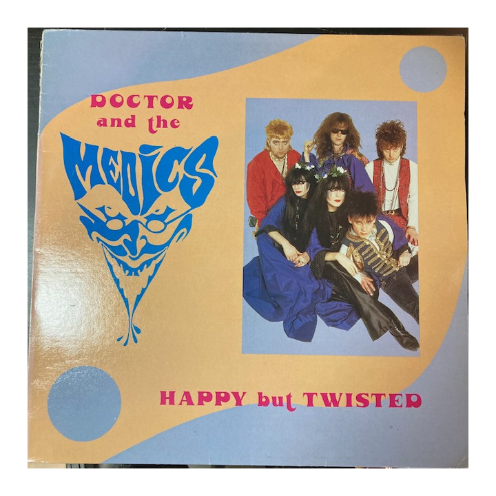 Doctor And The Medics - Happy But Twisted 12'' EP (VG/VG+) -glam rock-