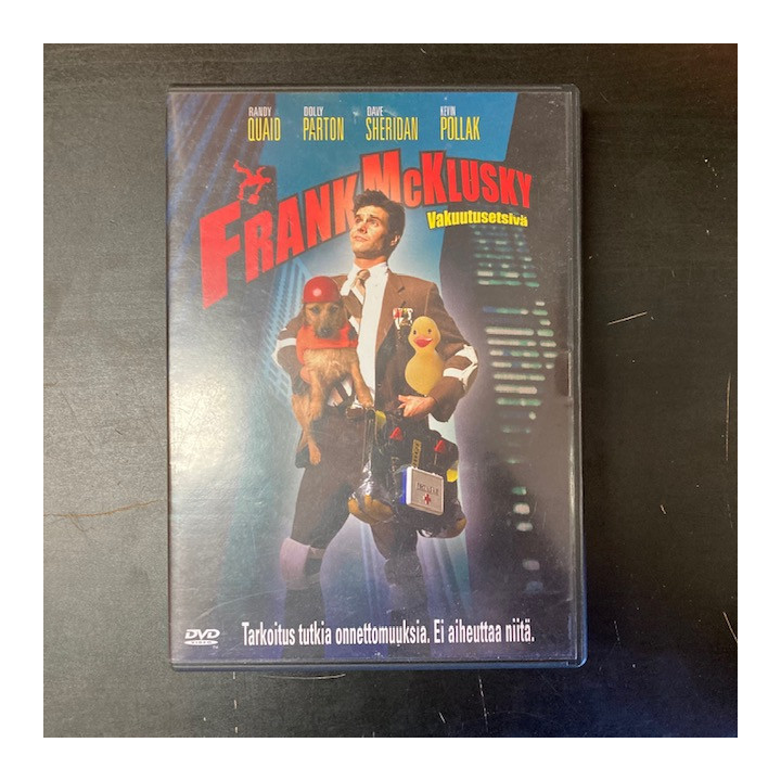 Frank McKlusky - vakuutusetsivä DVD (VG/M-) -komedia-