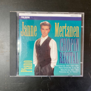 Janne Mertanen - Chopin Recital CD (VG+/M-) -klassinen-