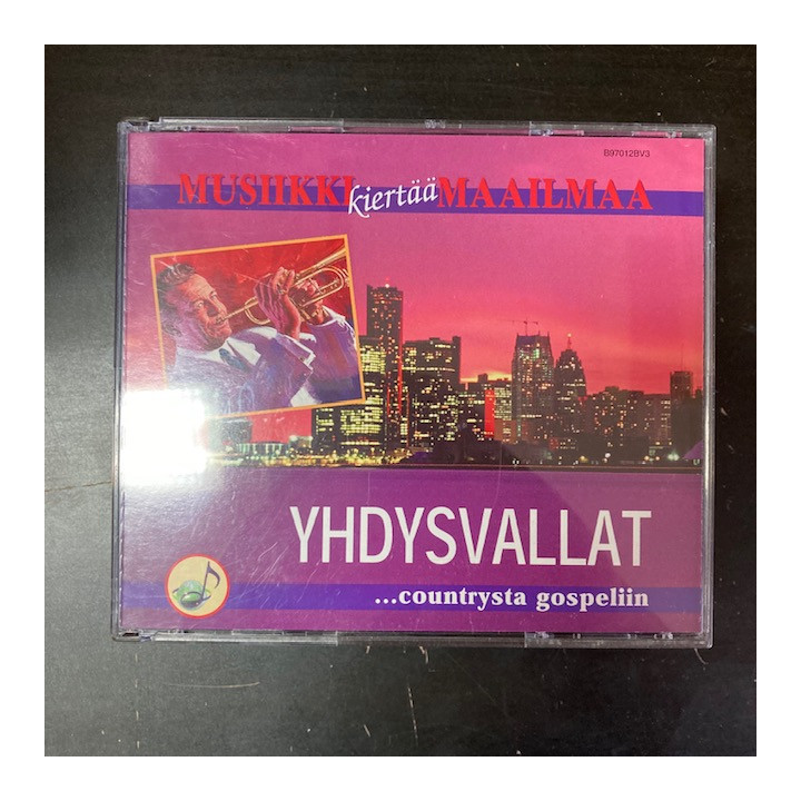 V/A - Musiikki kiertää maailmaa (Yhdysvallat) 3CD (VG+/M-)