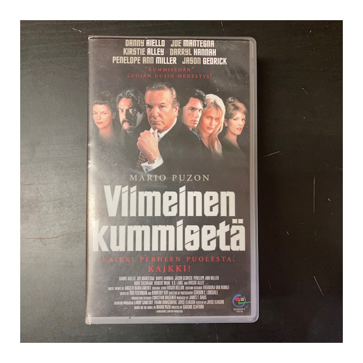Viimeinen kummisetä VHS (VG+/M-) -draama-