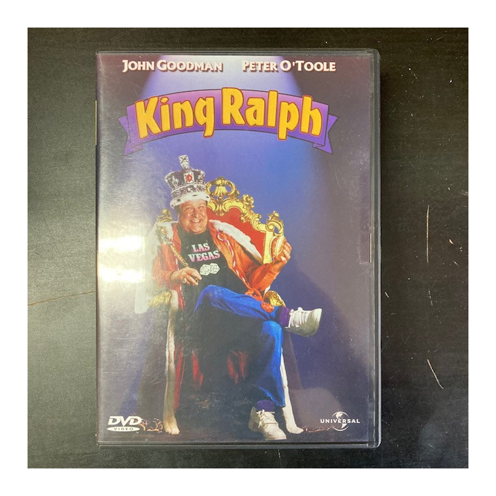 Kuningas Ralph DVD (M-/M-) -komedia-