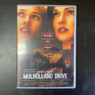 Mulholland Drive DVD (VG+/M-) -jännitys/draama-