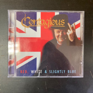Contagious - Red, White & Slightly Blue CDEP (M-/M-) -hard rock-