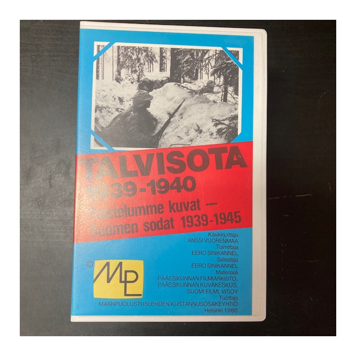 Talvisota 1939-1940 VHS (VG+/M-) -dokumentti-