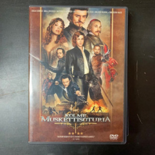 Kolme muskettisoturia (2011) DVD (M-/M-) -seikkailu-