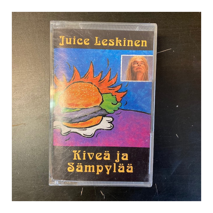 Juice Leskinen - Kiveä ja sämpylää C-kasetti (VG+/M-) -pop rock-