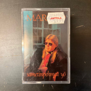 Harri Marstio - Sametinpehmeä yö C-kasetti (VG+/M-) -pop rock-