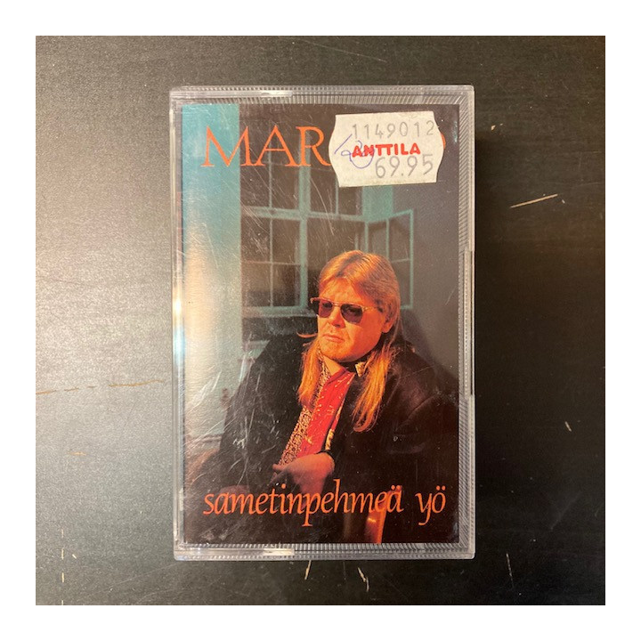 Harri Marstio - Sametinpehmeä yö C-kasetti (VG+/M-) -pop rock-