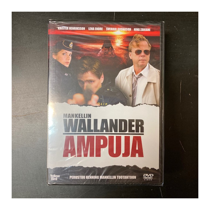 Wallander 21 - Ampuja DVD (avaamaton) -jännitys-