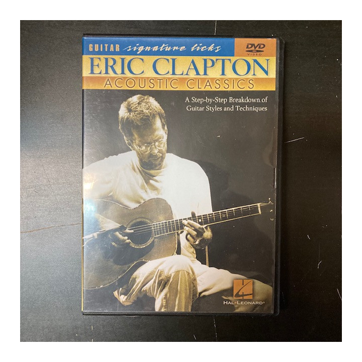 Doug Boduch - Eric Clapton: Acoustic Classics DVD (VG+/M-) -opetus dvd- (ei suomenkielistä tekstitystä)