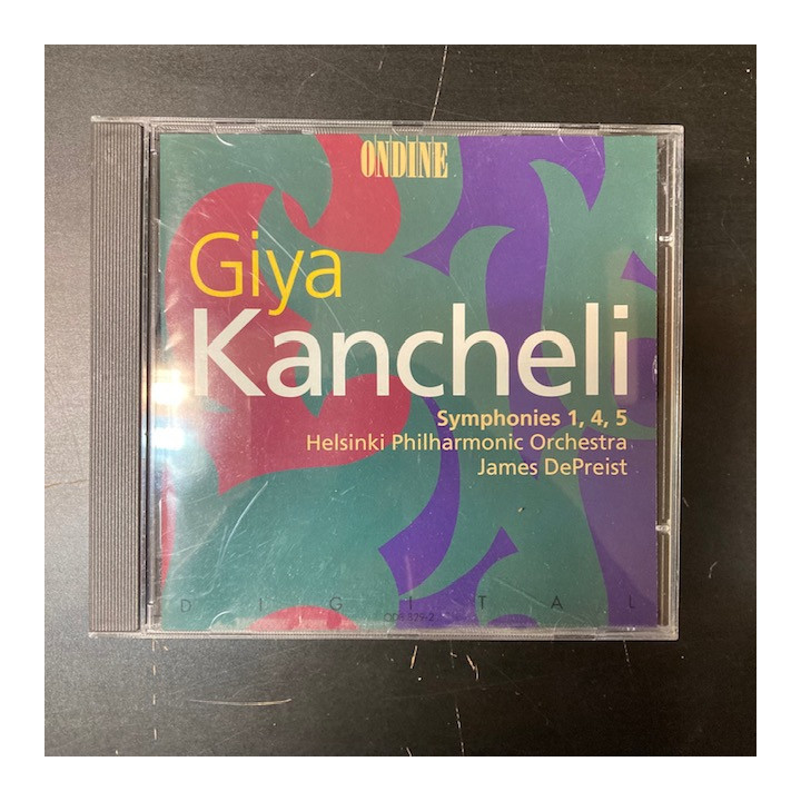 Kancheli - Symphonies 1, 4, 5 CD (VG+/VG+) -klassinen-