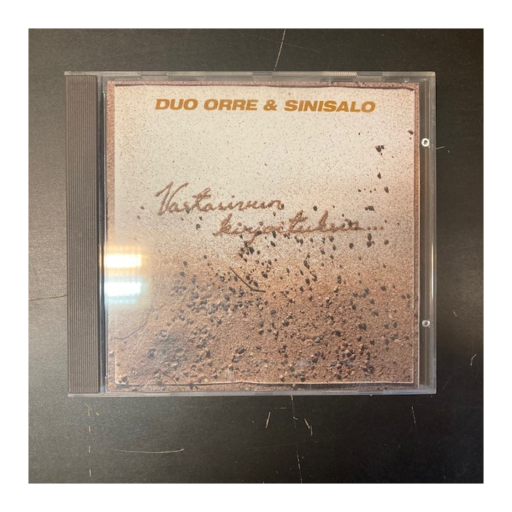 Duo Orre & Sinisalo - Vastasivun kirjoituksia CD (M-/M-) -pop rock-