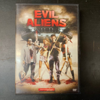 Evil Aliens DVD (VG+/M-) -kauhu/toiminta-
