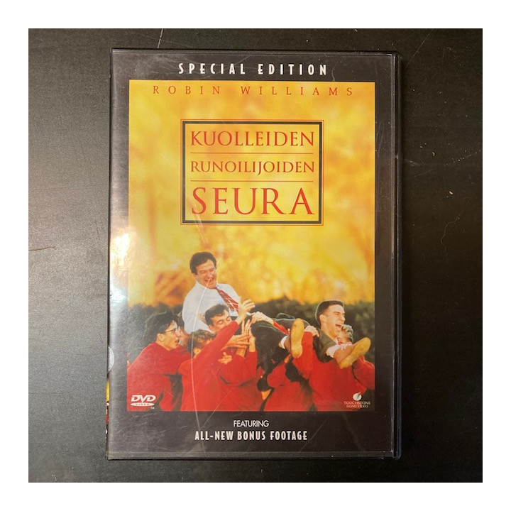 Kuolleiden runoilijoiden seura (special edition) DVD (VG+/M-) -draama-