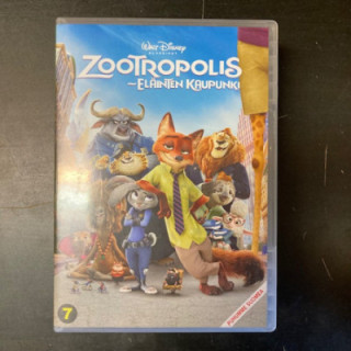 Zootropolis - eläinten kaupunki DVD (VG/M-) -animaatio-